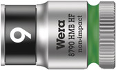WERA 05003743001 8790 HMB HF 9,0 Zyklop socket with 3/8" drive, holding function