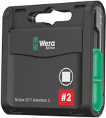 WERA 05057790001 Bit-Box 20 V Robertson-868/1 V 20 x # 2x25;