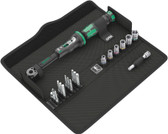 WERA 05130110001 Click-Torque A6 in textiler Box mit Bits + Nssen