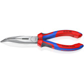 Knipex 26 22 200 SBA 8'' Angled Long Nose Pliers w/ Cutter-Comfort Grip