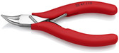 Knipex 35 41 115 4 1/2'' Electronics Pliers-45 Degree Angled Half-Round Jaws