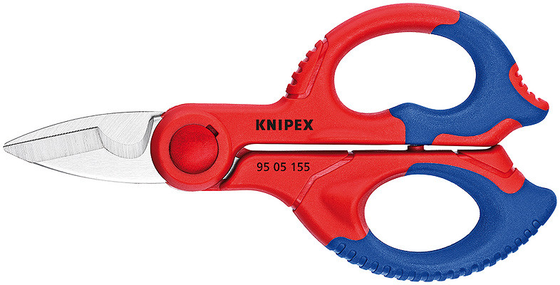 Knipex 95 05 155 SBA 6 1/4" Electricians` Shears - ChadsToolbox.com Inc