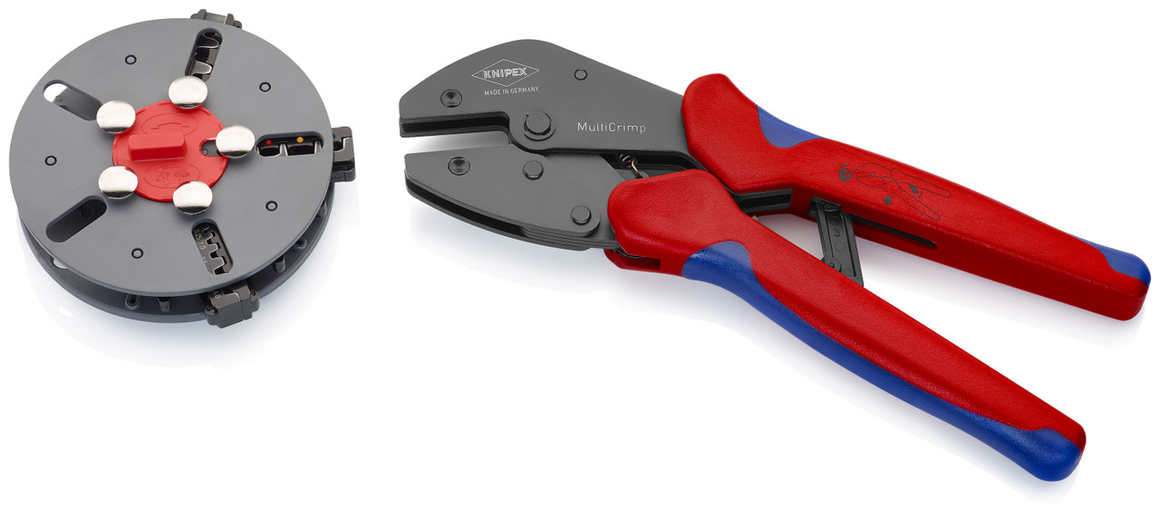 Knipex 97 33 01 10'' MultiCrimp® Crimping Pliers with changer magazine -  ChadsToolbox.com Inc