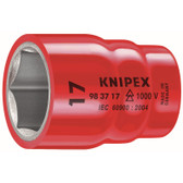 Knipex 98 37 3/8" Hex Socket, 3/8"-1,000V Insulated 3/8"