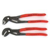 Knipex 9K 00 80 104 US 2 Pc Set Cobra Set With Hose Clamp Pliers (85 51 250 A SBA & 87 01 250)