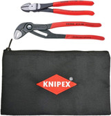 Knipex 9K 00 80 124 US 2 Piece Set With Zipper Pouch