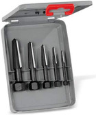 Rennsteig[Knipex] 9R 471 901 3 Screw Extractor Double-Edged Set 5 Parts (Size 1-5 In Metal Case)