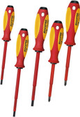 Knipex 9T 653741 MAXXPRO 1,000V Insulated 5 Pc Set: 3 Slotted, 2 Phillips