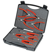 Knipex 00 21 25 8 Pc Precision Circlip Pliers Set in Case with Foam