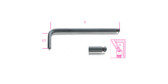 BETA 000960973 96BP 12-BALL HEAD HEX. KEY WR. BURNISHED — product image 1