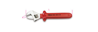 BETA 001100520 110MQ 200-ADJUSTABLE WRENCH WITH SCALE — product image 1