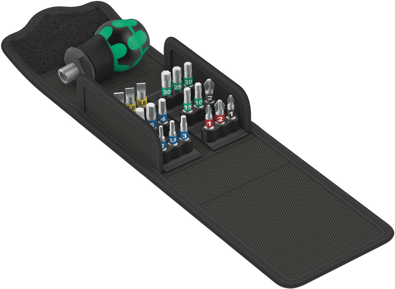 Wera Kraftform Kompakt Stubby Magazine 1 Screwdriver Set 05008873001 Wera Kraftform Kompakt Stubby Magazine 1 Screwdriver Set 05008873001