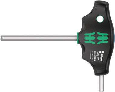 WERA 05023346001 T-Handle Hex driver with Holding Function 454 Hex-Plus HF 6 x 100 mm