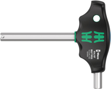 WERA 05023354001 T-Handle Hex driver with Holding Function 454 Hex-Plus HF 10 x 100 mm