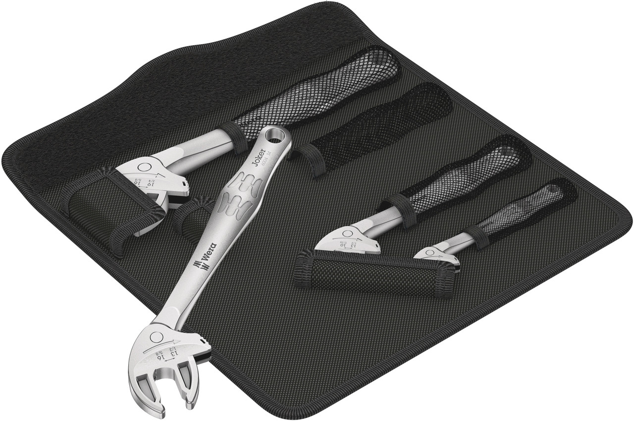 WERA 05020110001 6004 Joker 4 Set 1 Self-setting spanner set