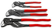 Knipex 3X8601 3PC Set Plier Wrenches Black Finish