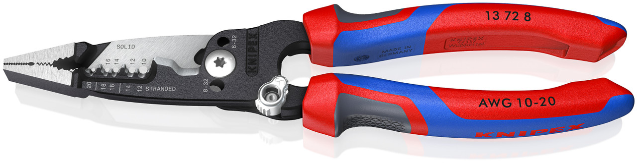 Knipex 13 72 8 SBA Forged Wire Strippers, Multi-Component