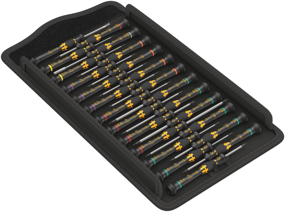 WERA 05134019001 Kraftform ESD Micro Big Pack 1 Screwdriver set for