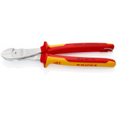 Knipex 74 06 250 T High Leverage Diagonal Cutter VDE Chrome with Tether