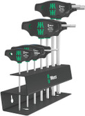 WERA 05023453001 454/7 HF Set 2 Screwdriver set T-handle Hex-Plus screwdrivers with holding function, 7 pieces