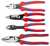 Knipex 4 PC Electricians Plier and Cutter Set