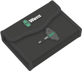 WERA 05136409001 Textile-Box EMPTY KK T-Handle 400 RA for 1/4" Square sockets, for 9 pieces