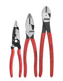 Knipex 9K 00 80 158 US 3 Piece Electrical Set
