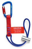 Knipex 00 50 13 T BKA Tool Tethering Adaptor Straps with Captive Eye Carabiner up to 13 lbs