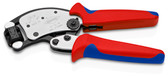 Knipex 97 53 19 Twistor® T Self-Adjusting Crimping Pliers for wire ferrules With rotatable die head