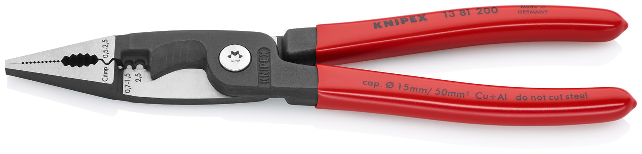 KNIPEX 4-in-1 Electricians Pliers With Metric Wire | Ubuy