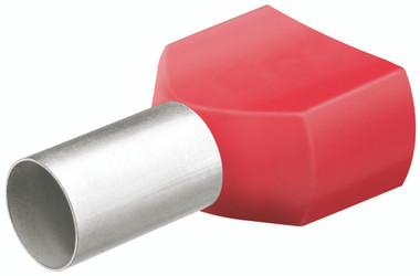 Knipex 97 99 372 18 AWG (1.0 mm²) Twin Wire End Ferrule With Collar