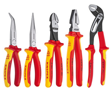 Knipex 9K 00 80 142 US 5 Pc 1000V Insulated Pliers Set