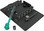 WERA 05005530001 8100 SB 12 Zyklop Comfort Ratchet set, reversing lever, 3/8" drive, metric, 16 pieces