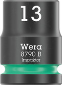 WERA 05005504001 8790 B Impaktor socket with 3/8" drive, 13 x 30 mm