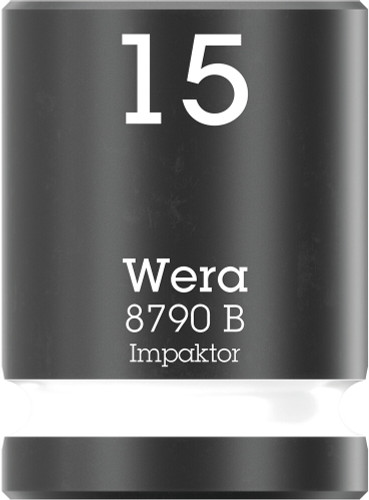 WERA 05005506001 8790 B Impaktor socket with 3/8" drive, 15 x 30 mm