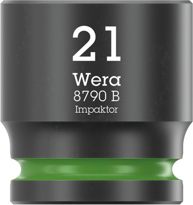 WERA 05005511001 8790 B Impaktor socket with 3/8" drive, 21 x 32 mm