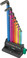 WERA 05133165001 950/9 Hex-Plus Multicolour 3 L-key set, metric, BlackLaser, 9 pieces