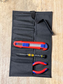 8 Pocket Empty Tool Roll With Velcro Strap