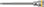 WERA 05003050001 8740 B ZYKLOP BIT SOCKET WITH 3/8" DRIVE, WITH EXTRA SLIM PROFILE AREA, 4 X 107 MM