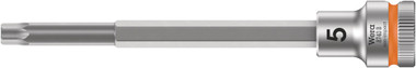 WERA 05003051001 8740 B ZYKLOP BIT SOCKET WITH 3/8" DRIVE, WITH EXTRA SLIM PROFILE AREA, 5 X 107 MM