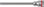 WERA 05003052001 8740 B ZYKLOP BIT SOCKET WITH 3/8" DRIVE, WITH EXTRA SLIM PROFILE AREA, 6 X 107 MM