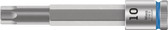 WERA 05003056001 8740 B ZYKLOP BIT SOCKET WITH 3/8" DRIVE, WITH EXTRA SLIM PROFILE AREA, 10 X 100 MM