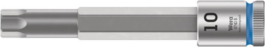 WERA 05003056001 8740 B ZYKLOP BIT SOCKET WITH 3/8" DRIVE, WITH EXTRA SLIM PROFILE AREA, 10 X 100 MM