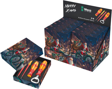 WERA 05135816001 KRAFTFORM KOMPAKT VDE-SET CHRISTMAS 2024