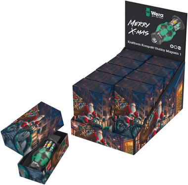 WERA 05135817001 KRAFTFORM KOMPAKT STUBBY MAGAZIN 1 CHRISTMAS 2024