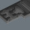 The tools sit securely in the foam thanks to precise contour cutouts, but are easy to remove. The carefully designed arrangement of the tools ensures space-saving storage and quick access to each tool.