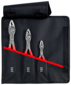 KNIPEX 00 19 61 V01 TwinGrip 3 PC Set Slip Joint Pliers set in Tool Roll