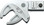 WERA 05020175001 7870 Joker S Self-setting insert spanner for wrench sizes 10-13 mm, 9x12 mm