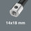 For torque wrenches from the Click-Torque X series with 14x18 mm mounting.