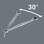 The double hexagon geometry of the jaw end reduces the return angle of the Joker 6007 to 30°. The Joker 6007 has a straight jaw - awkward turning and repositioning is a thing of the past.